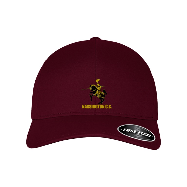 NASSINGTON CC Fuse Flexi Cap - Maroon